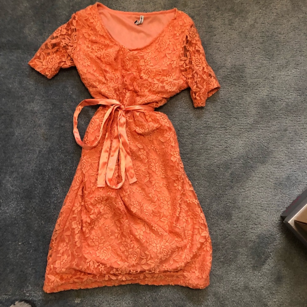 Peach, Maternity dress